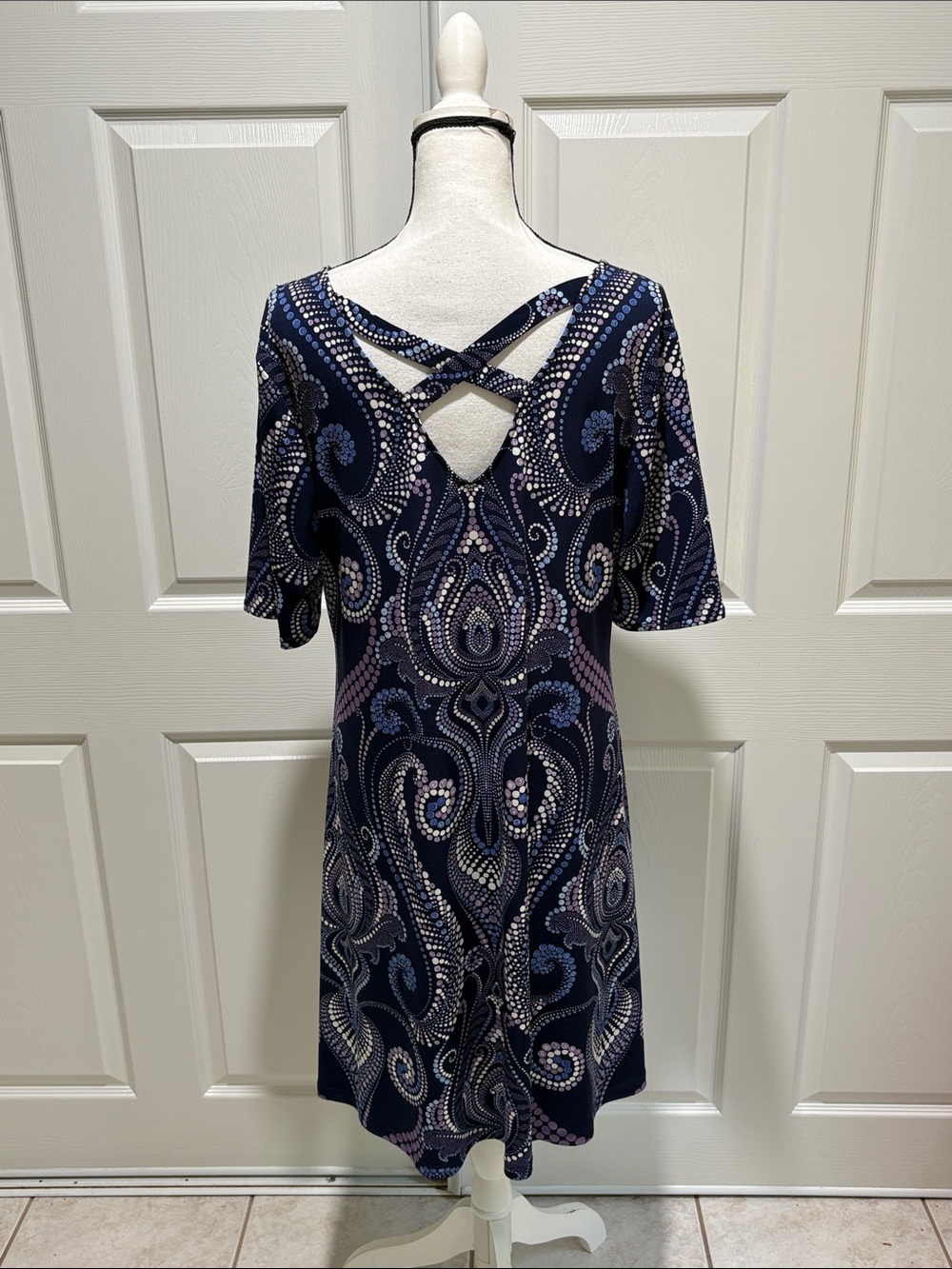Chico’s V-neck Midi Dress - Picture 3 of 5